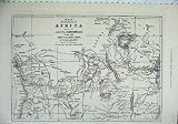 1876 MAP AFRICA ATLAS LIEUTENANT CAMERON CONGO PRINT