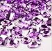 LOVEKITTY 25 Pcs Light Purple Flat Back Mixed Sizes Rhinestone Gems