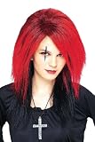Fury Red and Black Wig - Adult Std.