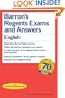 Barron's Regents Exams and Answers: English
