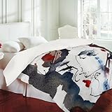 Duvet Cover Intuitive Abstract Face (by DENY Designs)