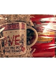 Grocery: Thinking of You Coffee and Mug 2 Item Combo Bundle - 1 Peanuts Themed Coffee Mug By Gibson Oversea Inc. and 1 Community Coffee 12 Oz. Ground New Orleans Blend Coffee - Gibson Overseas and Community Coffee