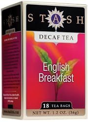 Stash Premium Decaf English Breakfast Tea, Tea Bags, 18-Count Boxes (Pack of 6)