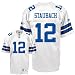 Roger Staubach Dallas Cowboys White NFL Premier Throwback Jersey