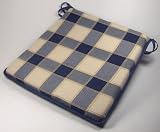 SEAT PAD SUPERIOR QUALITY SOLID FOAM INNER,WASHABLE,HEAVY COTTON SIZE 16X15