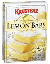 Krusteaz Lemon Bars Supreme Mix, 19.35-Ounce Boxes (Pack of 12)