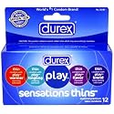 Durex Play Sensations Thins Condoms 12 Box