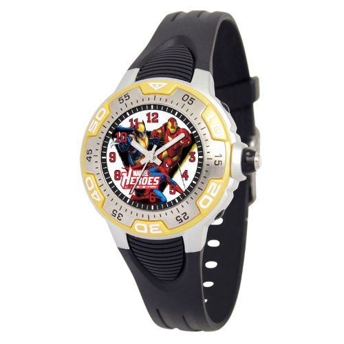 Marvel Comics Kids' MA0108-D532-Yellow Marvel Heroes Spectrum Watch