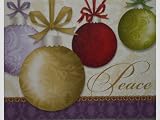 8 Holiday Scroll Ornaments 