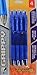 Promarx Grippy 1.0mm Retractable Pens, Blue Ink, Comfort Grip, 4-pack