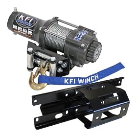 KFI ATV 3000lb Winch COMBO-KIT for a 2005-2009 Polaris Sportsman, X2, and Touring