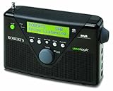 Roberts Unologic DAB/FM RDS Digital Radio with Built-in Battery Charger - Black