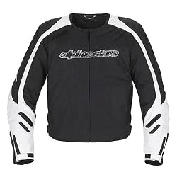 Alpinestars Exile Men's Textile Road Race Motorcycle Jacket - Black