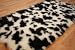 Kitchen & Housewares : Ivory Black Sheepskin Rugs Washable Shaggy Rug 70cm x 140cm (2ft 4" x 4ft 7")