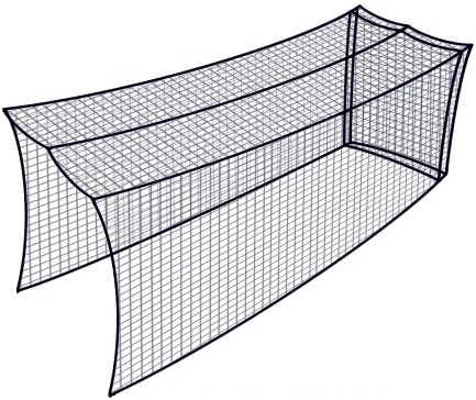 Dynamax Sports Golf Cage Net, Black, 10X10X20-ft