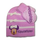 Disney Minnie Mouse Beanie Knit Hat and Mitten Set - Toddler
