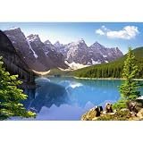 Castorland - Puzzle 1000 pièces - Lac Moraine, Parc National Banff : Canada