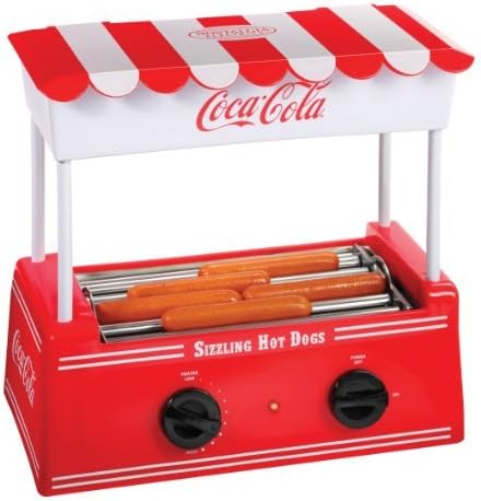 Nostalgia Electrics Coca-Cola Series HDR565COKE Hot Dog Roller, Garden, Lawn, Maintenance