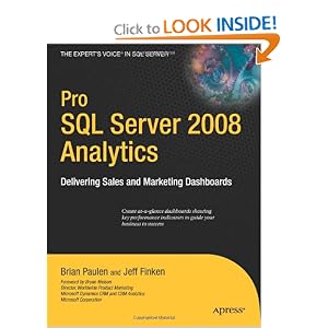 Pro SQL Server 2008 Analytics: Delivering Sales and Marketing Dashboards (Expert's Voice in SQL Server) Brian Paulen and Jeff Finken