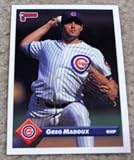 1993 Donruss Greg Maddux # 608 MLB Baseball Card