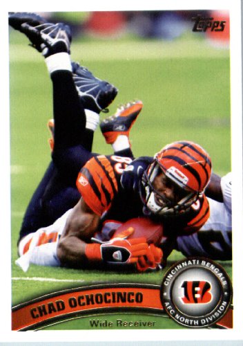 2011 Topps Football Card # 319 Chad Ochocinco - Cincinnati Bengals - NFL Trading Card in a Protective Case!