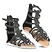 Twisted Women's Viola Gladiator Strap Sandal with Razor Sole