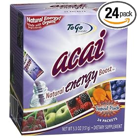 To Go Brands Acai Energy, 24-Count Boxes