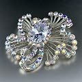Flower Swarovski Crystal Brooches & Pins