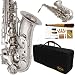 360-NK - Silver/Nickel Alto Saxophone Lazarro+12 Reeds,Music Pocketbook,Pro Case and Care Kit - 12 COLORS Available ! ! ! CLICK on LISTING to SEE All Colors