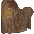 Shawls or Wraps Antique Design Paisley in Wool Fabric from Kashmir in India