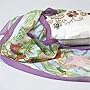 Designer Silk Scarf -- Birds in Paradise -- 100% Silk Chiffon Scarf Shawl