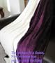 Super Soft Faux FUR / Micro Fiber Blanket / Bedspread / Throw - Purple