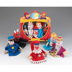 Happy People 45804 - 5 Kasperle Hand-Puppen 30 cm
