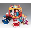 Happy People 45804 - 5 Kasperle Hand-Puppen 30 cm