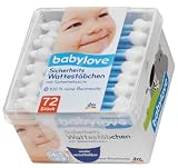 Produkt-Bild: Babylove Sicherheits-Wattest&auml;bchen, 2er Pack (2 x 72 St&uuml;ck)