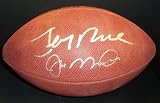 Joe Montana and Jerry Rice DUAL Autographed NFL Game Model Football - San Francisco 49ers
