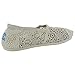 Toms Women's Crochet Classics Natural Morocco Casual Shoe 8 Women US