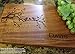Straga Personalized Cutting Boards | Handmade Wood Engraved Charcuterie | Custom Wedding, Anniversary, Housewarming Gift for Families (Birds Family Design No.401)