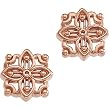 18K Rose Gold Earring Jackets