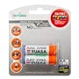 Yuasa - 2-Pack of AA Ni-MH Rechargeable Batteries (2700mAh)