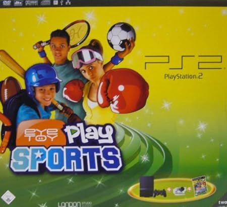 Playstation 2 - PS2 Konsole Slim + EyeToy Sports + USB-Kamera