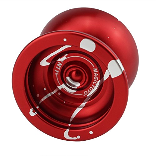 MAGICYOYO N11 Alloy Aluminum Professional Yo-yo Yoyo Toy Red with Sliver