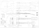 Full Scale Plans for the Gibson Eds1275 Double Neck Electric Guitar  