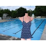 It Figures! Slender Thighs Collection Tiffany Drawstring Swimdress Swimsuit RETAIL VALUE $109
