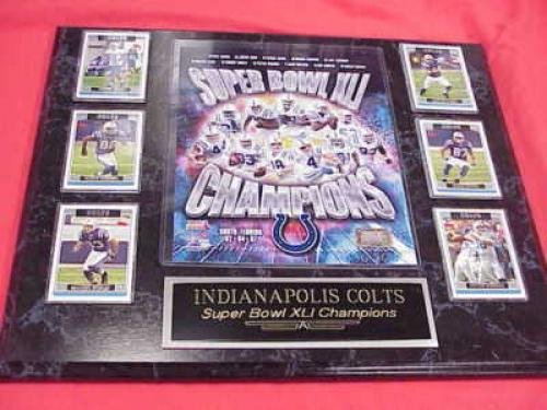 Indianapolis Colts Super Bowl 6 Card Collector Plaque