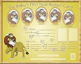 Baby Keepsake Book Frame - Lasiter the Lion 20x16