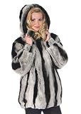 Hooded Fur Parka- Chinchillet Rex Rabbit