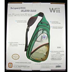 Nintendo Wii Zelda Sling Bag for Console and Accessory by Nintendo