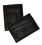 NFL Green Bay Packers Debossed Black Leather Money Clip