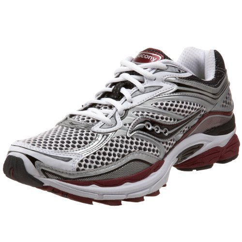 Saucony Men's Progrid Omni 9 Running Shoe,White/Black/Red,15 M US
